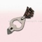 Custom-Made Stamped Matte Nickel Bottle Opener small picture